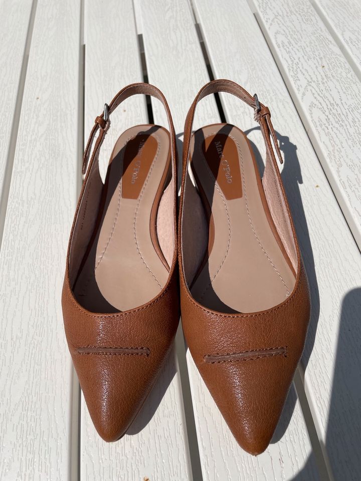 Slingback Flats Ballerinas Marc O‘Polo Größe 36,5 in Kirchseeon