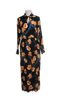 Ichi Kleid 38 M lang schwarz Blumen Orange blau Brandenburg - Potsdam Vorschau