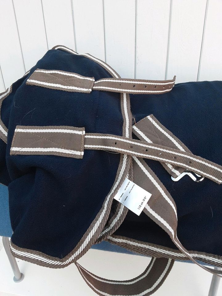 Neu! Thermo Master Decke Pony navy blau in Sigmaringendorf