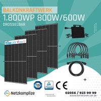 ☀️ AKTIONSPREIS! 1.800Wp Balkonkraftwerk drosselbar auf 600W/800W - Lieferung Nordrhein-Westfalen - Heiligenhaus Vorschau