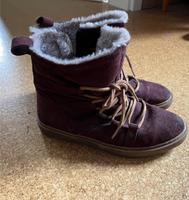 Tamaris Winter Stiefeletten Stiefel Wildleder gefüttert rot 39 Saarland - Beckingen Vorschau