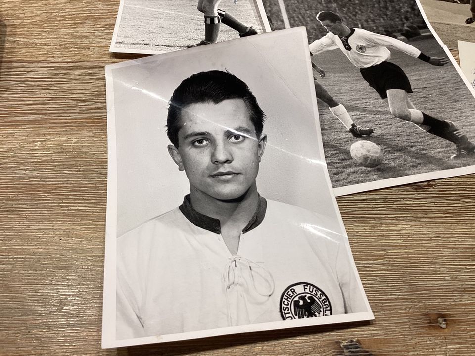 Fußball Autogramm , Sammelkarten 1958 Sammlung Hans Dörfel HSV in Wolfenbüttel