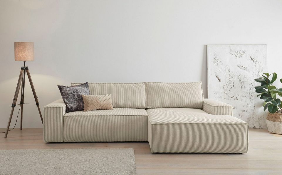 Ecksofa Couchgarnitur mit Bettfunktion Beige UVP 1999 € - 5494 in Bad Driburg