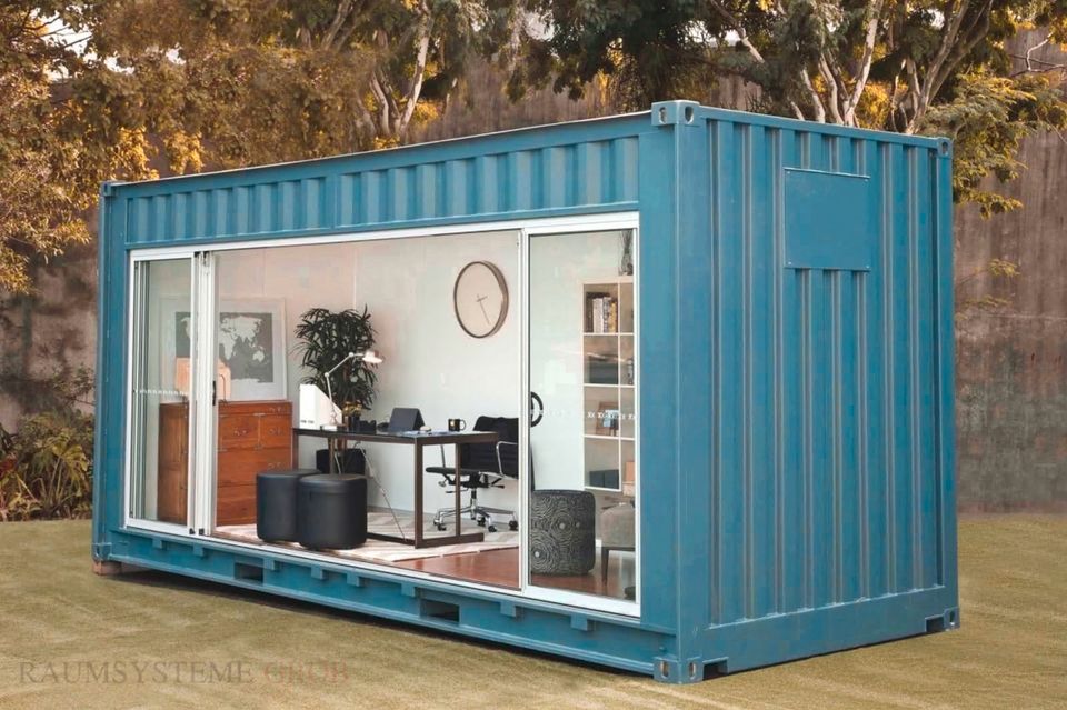 Gartencontainer verfügbar - Leben im Grünen - Für spezielle Anforderungen bieten wir maßgeschneiderte Containerlösungen! - Tiny House kaufen - Tiny House bauen lassen - Containerwohnung Wohncontainer in Saarbrücken