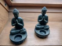 Zwei kleine Buddha Figuren mit Teelichterfach Niedersachsen - Harsefeld Vorschau