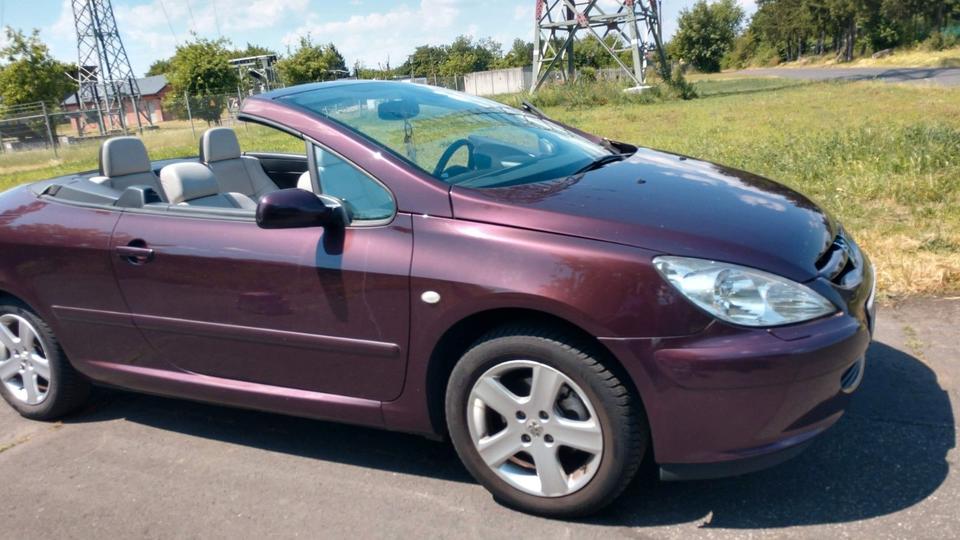 Peugeot 307 CC Cabrio 136PS Ledersitze Sitzheizung TÜV27 in Andernach