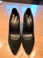 Pump Glitzer schwarz ecco Absatz high heel 40 Sachsen - Neukieritzsch Vorschau