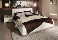 Weißes Musterring Bett aus Leder Nordrhein-Westfalen - Neuenkirchen Vorschau