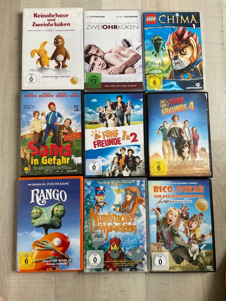 9 x DVD Kinder Jugendliche Lego Rango Sams Fünf Freunde in Düsseldorf