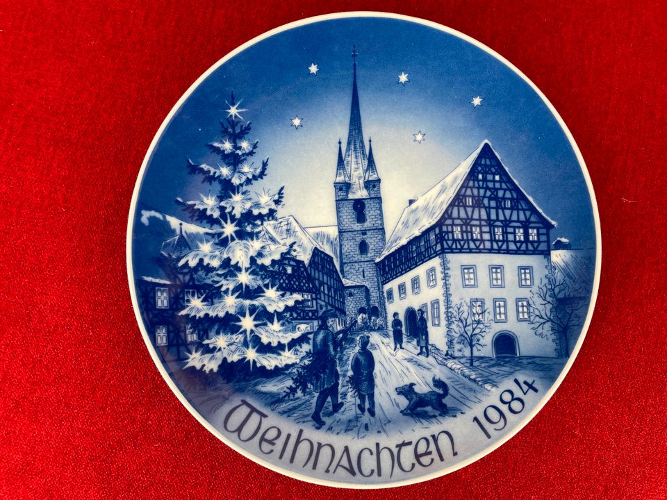 Bavaria Waldsassen Bareuther Weihnachtsteller von 1984 in Bergisch Gladbach