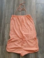 WIE NEU ❤ H&M Playsuit Jumpsuit S 36 orange Shorts offshoulder Hessen - Limburg Vorschau