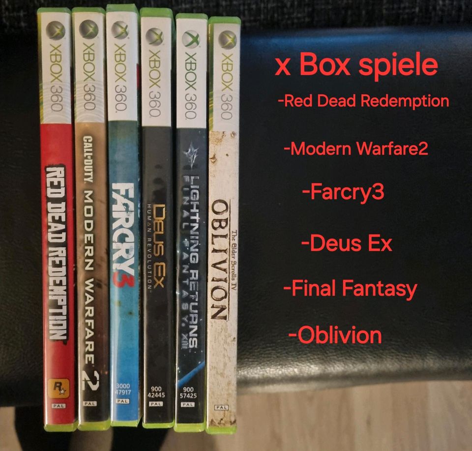 Bluray, X Box spiele und DVD in Mölln