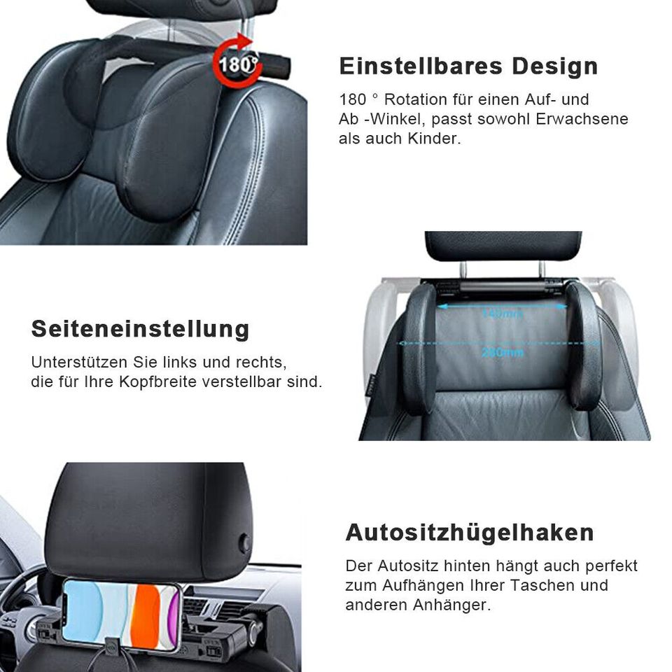 Neu Kopfstütze Nackenstütze Auto Schlafkissen in Bayern