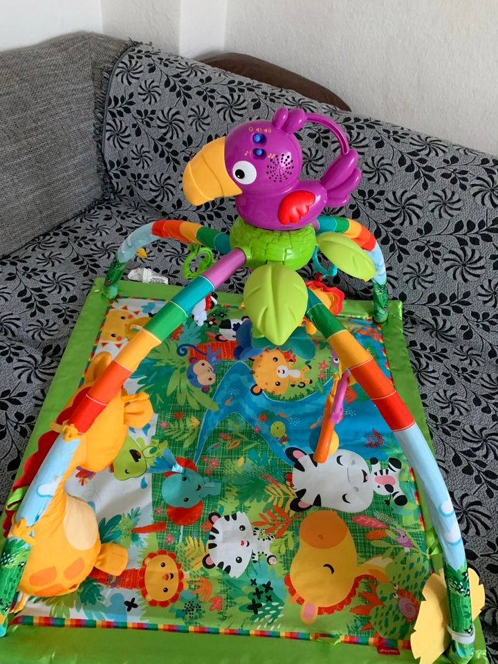 Spielmatte ! Fisher Price Rainforest Erlebnisdecke in Zerbst (Anhalt)