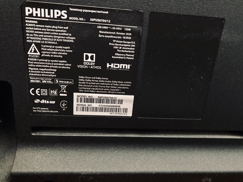 Phillips 6700 series 4K UHD LED Smart TV 50PUS6704/12 in Leipzig