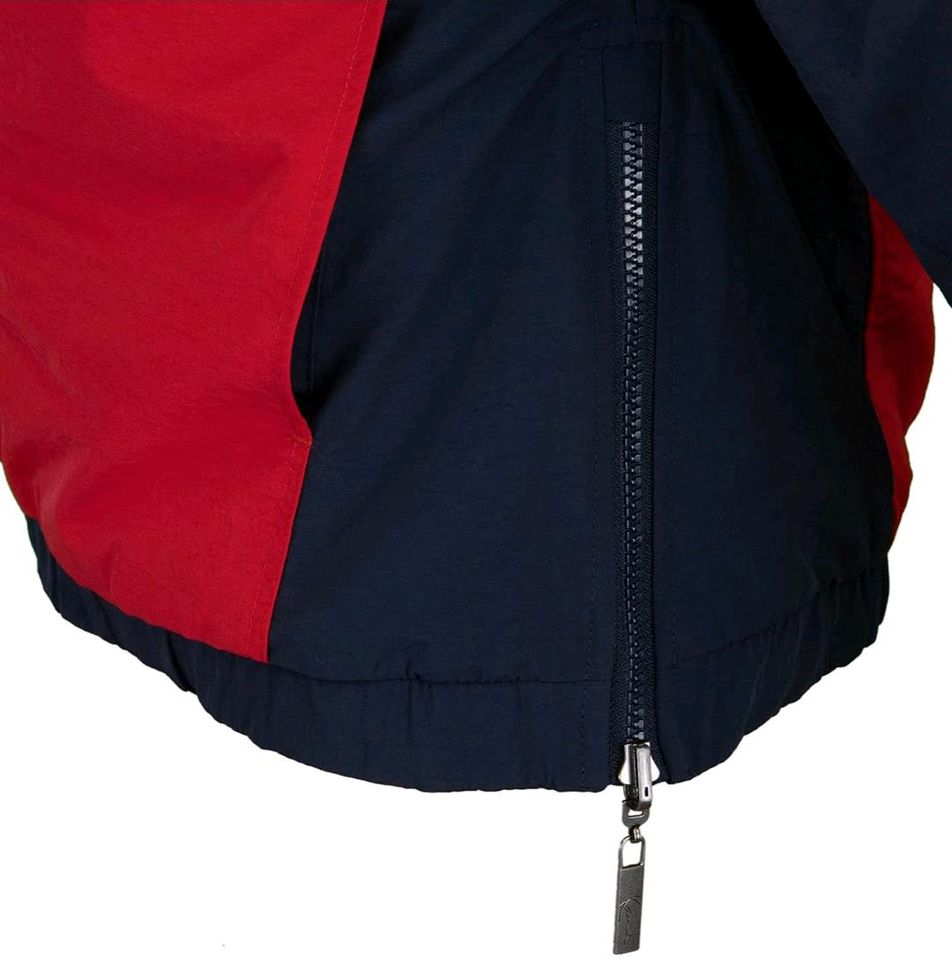 KARL KANI Wende-Jacke Windbreaker Retro Block L in Klausdorf