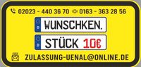 ‼️ NUR 10€ ‼️ KFZ KENNZEICHEN AUTO MOTORRAD SCHILDER Nordrhein-Westfalen - Oberhausen Vorschau