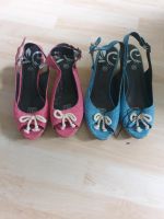 Sommerschuhe Plateauschuhe Damen 40 Blau pink Schuhe Nordrhein-Westfalen - Euskirchen Vorschau