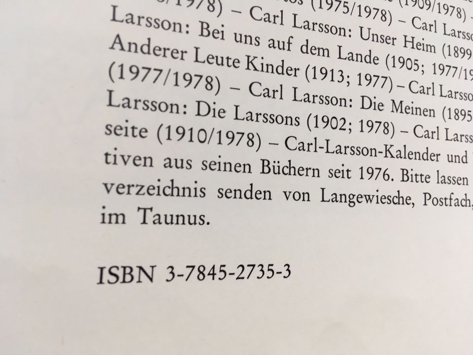 Carl Larsson Sonnenseite Kunstbuch in Möser
