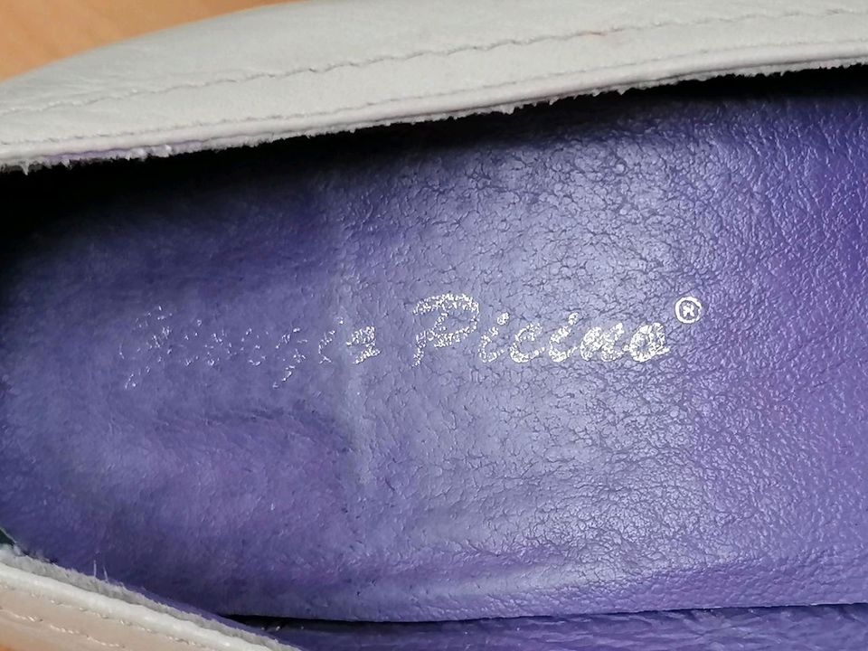 Giorgio Picino 38 Damen Pumps, echtes Leder, hellgrau high heel in Kassel