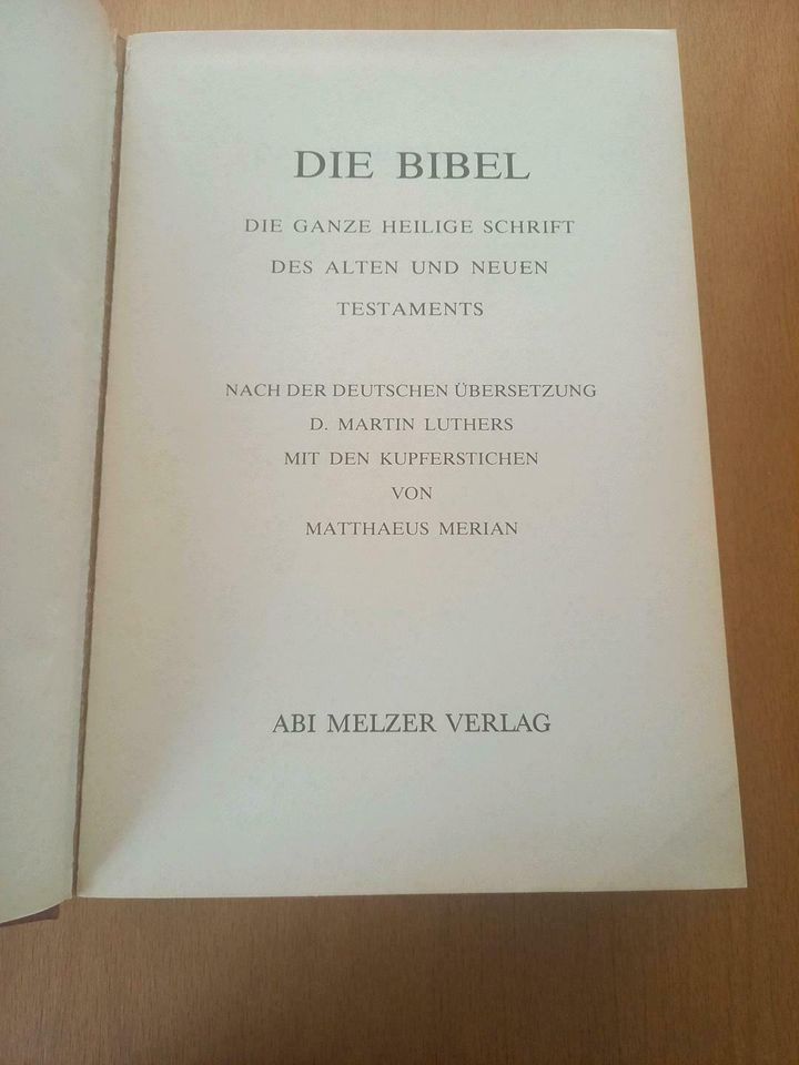 alte Bibel in Villingendorf
