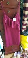 Feines Seidiges Satinkleid Spaghettikleid Satin weinrot Sommerkle Saarbrücken-Mitte - St Johann Vorschau