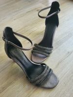 High Heels - Metallic, mit Glitzer Riemchen Sachsen - Chemnitz Vorschau