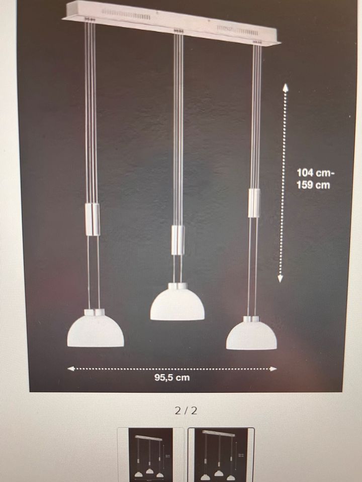 Hochwertige Pendellampe dimmbar Fischer+ Hönsel in Bad Oeynhausen