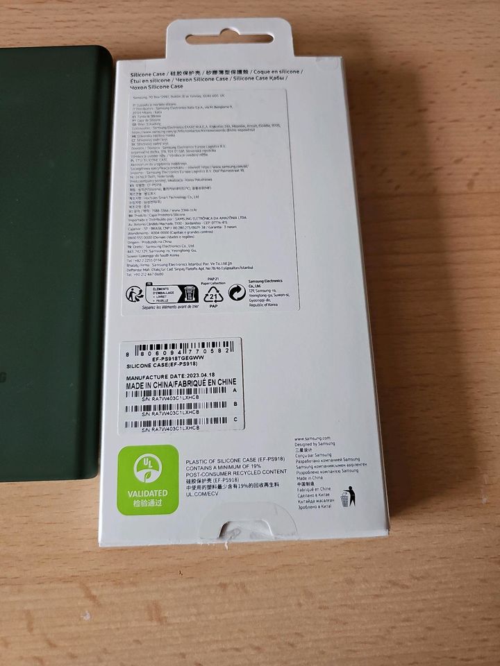 Samsung Galaxy S23 Plus Silikone Case Handyhülle Grün in Dudeldorf