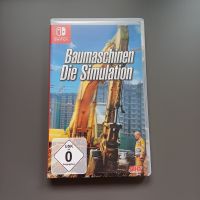 Nintendo Switch Spiel "Baumaschinen-Die Simulation" Sachsen-Anhalt - Gräfenhainichen Vorschau