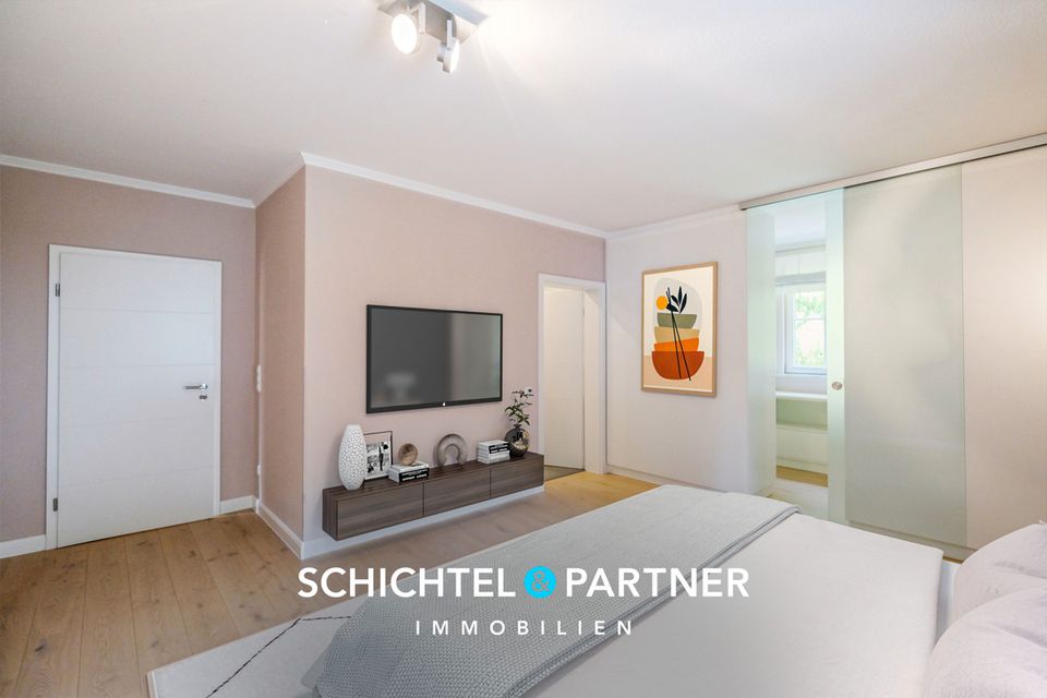 Bremen - St. Magnus | Exklusive 3-Zimmer-Wohnung mit Echtholzböden, Terrasse & Garage in Traumlage in Bremen