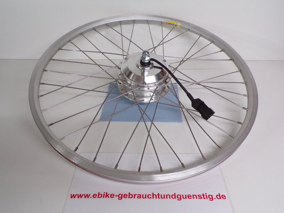 26" Prophete E-Bike Vorderrad + Naben Motor Bafang BF 24V, 8-pol. in Staufenberg