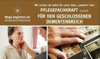 Pflegefachkräfte(m/w/d) für geschlossenen Dementenbereich gesucht Schwerin - Paulsstadt Vorschau