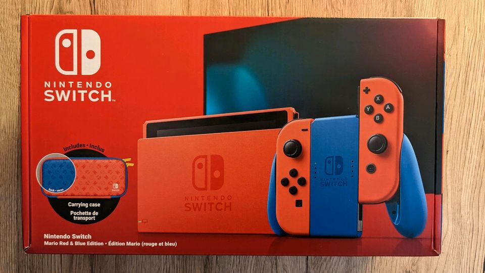 Nintendo Switch Red & Blue Mario Edition - NEU OVP in Reichartshausen