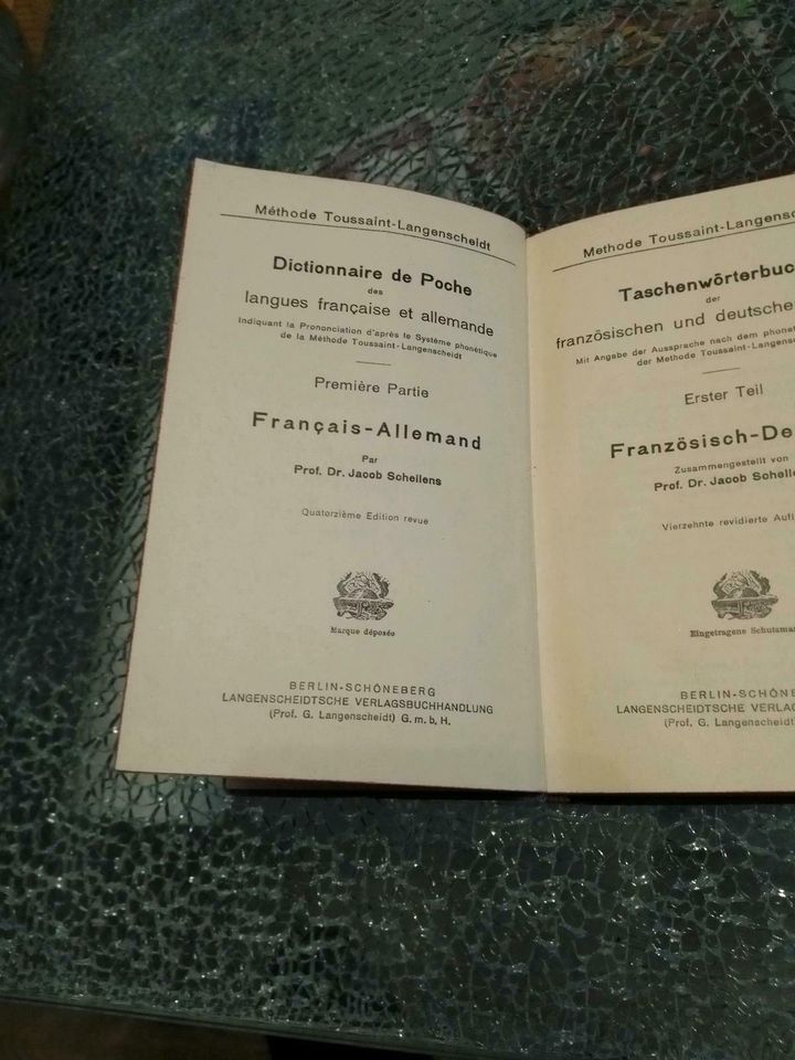 Langenscheidts Taschen Wörterbuch 1 Frz Deutsch und 2 Deutsch Frz in Krempe