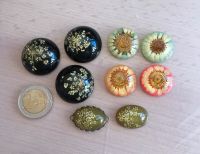 Blüten Blumen Cabochons Steine kleben Schmuck basteln Baden-Württemberg - St. Leon-Rot Vorschau