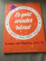 Notenheft, Lieder zur Saison 1971/72, Karnevalslieder, Noten Lindenthal - Köln Sülz Vorschau