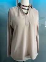 Beige Shirt-Bluse mit abnehmbaren Kragen Niedersachsen - Hanstedt Vorschau