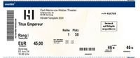 Titus Empereur Händel-Festspiele 2024 Ticket Sachsen-Anhalt - Halle Vorschau