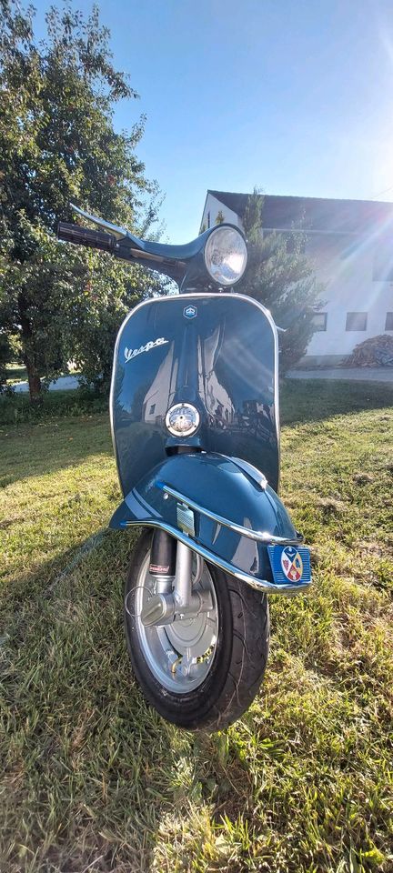 VESPA ET3 V50N 1963 Jeansblue komplett NEU restauriert in Pfaffenhofen a.d. Ilm