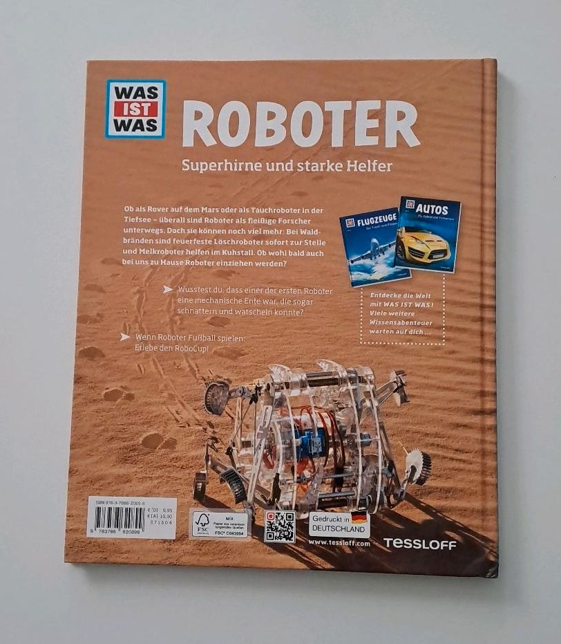 Buch WAS IST WAS Roboter Superhirne und starke Helfer in St Gangloff