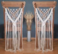 Makramee Stuhlbehang Hochzeit boho wedding chair Verleih mieten Nordrhein-Westfalen - Bottrop Vorschau