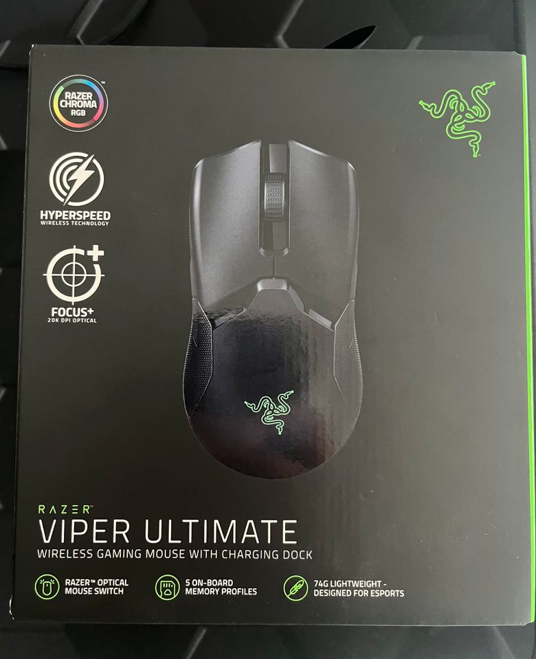 Razer Viper Ultimate mit Ladestation OVP in Aschaffenburg