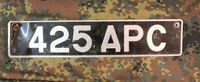 original Nummernschild Landrover Defender British Army Armee Nordrhein-Westfalen - Langenberg Vorschau