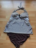 Damen Bademode Tankini braun/weiß gepunktet Gr. 46 Badesachen Thüringen - Weida Vorschau