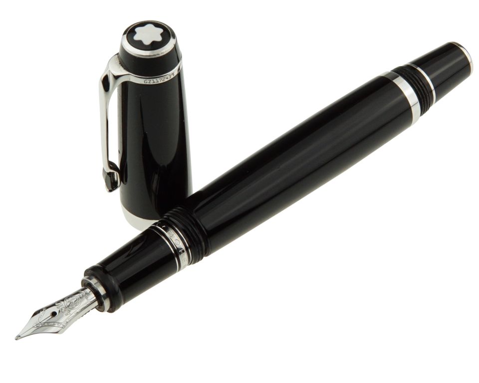 Montblanc Boheme Midsize Noir Platinum Füller 14 Karat M-Feder in Pfarrkirchen