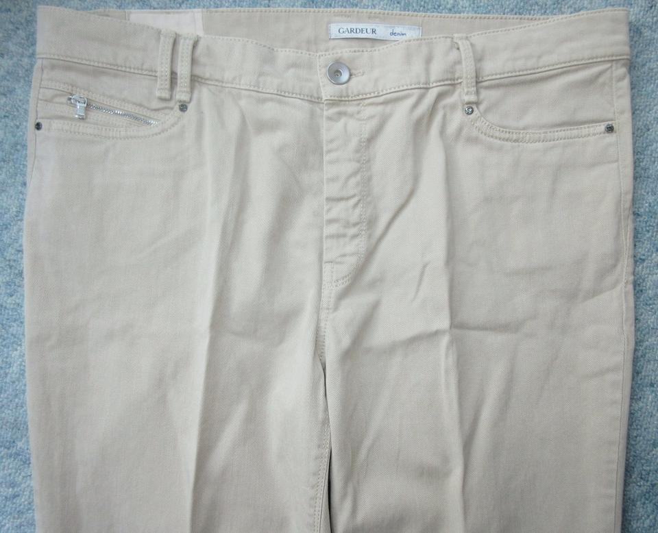 GARDEUR Modische Jeans-Hose beige Extra weit, Gr. 44 K; BW: 50 cm in Bremen