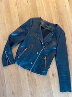 * Taifun Leder Jacke Größe 36 in schwarz Nordrhein-Westfalen - Bedburg Vorschau