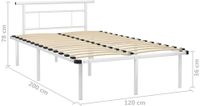 **Neues Metall Bett 120x200 cm inkl. Lattenrost** Bayern - Augsburg Vorschau