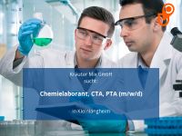 Chemielaborant, CTA, PTA (m/w/d) | Kleinlangheim Bayern - Rüdenhausen Vorschau